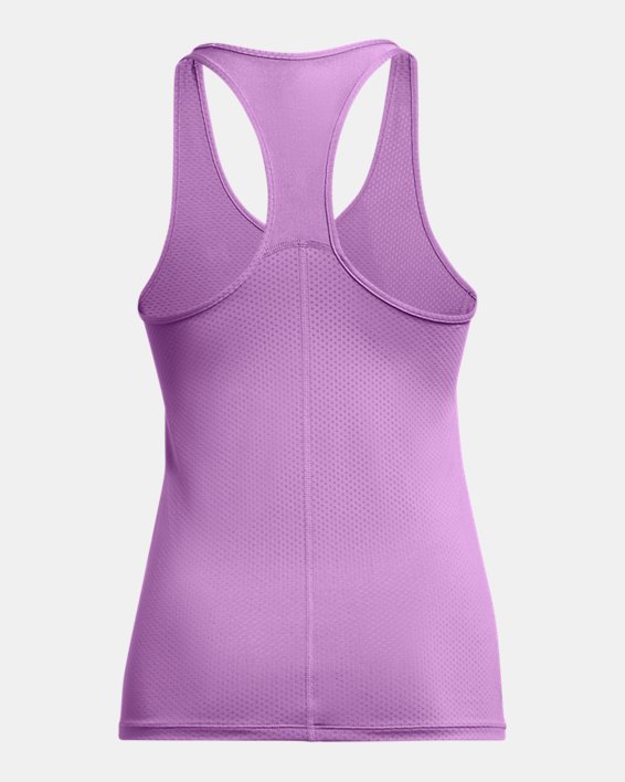 Camiseta sin mangas HeatGear® Armour para mujer, Purple, pdpMainDesktop image number 4